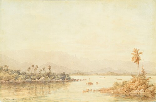 Vista da Baía de Guanabara, 1880, 
