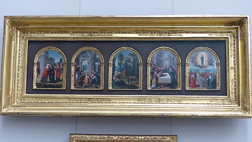 Visitation, Adoration des Mages, Fuite en Égypte, Circoncision & Assomption, 1543, 