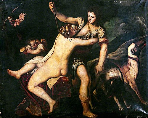 Venus and Adonis, 1720, 