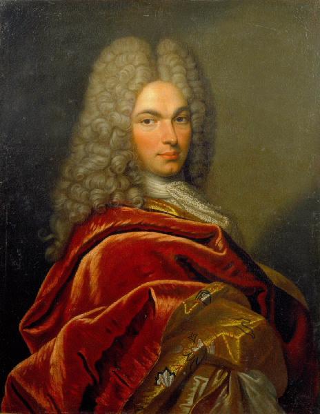 portrait de François Gatian de Clérambault, 1710, 