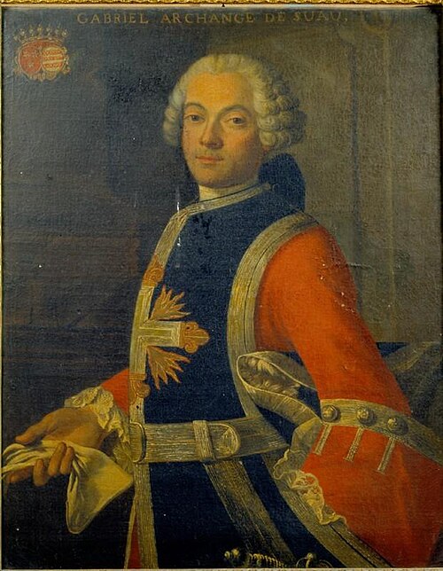 portrait de Gabriel Archange de Suau, 1750, 
