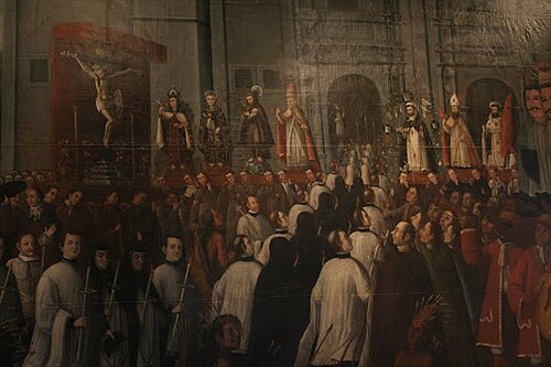El traslado de las monjas dominicas a su nuevo convento de Valladolid, 1738, 