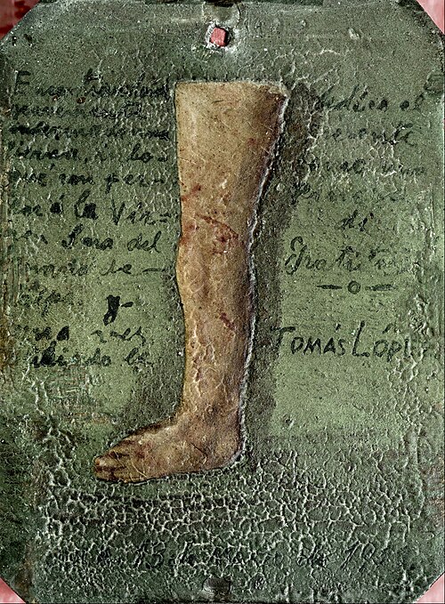 Votive offering dedicated to the Virgin of Talpa, 1922, 