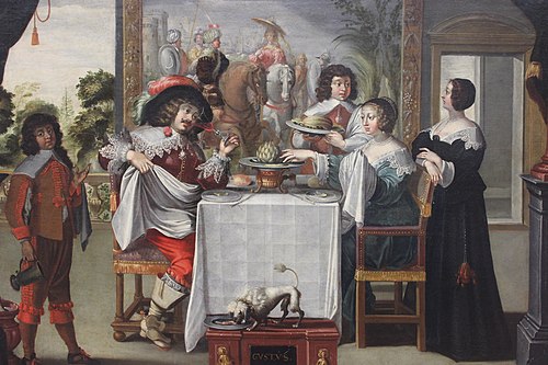 Les Cinq Sens : Le Goût, 1700, 