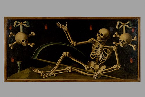 Vanité macabre, 1650, 