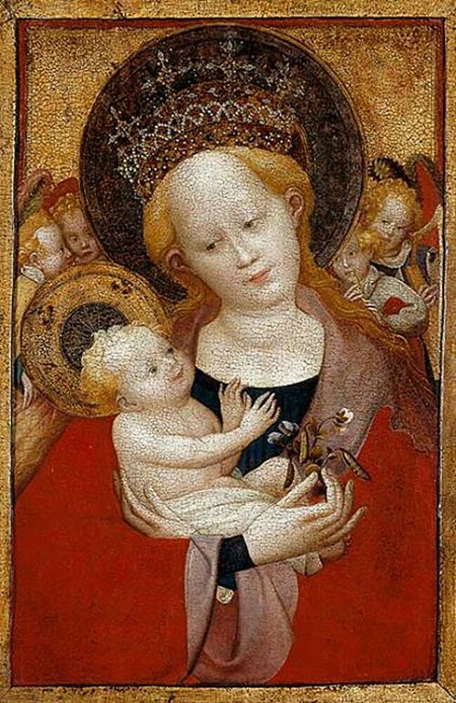 The Madonna of the Flowering Pea, 1425, 