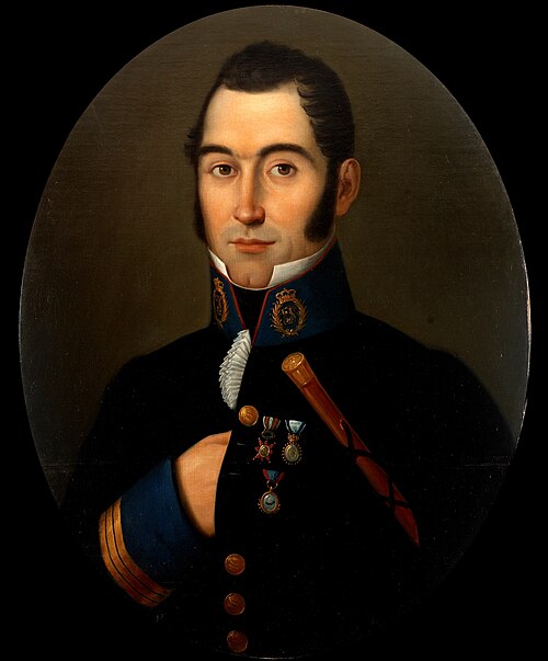El coronel Joaquín Márquez de Prado, 1840, 