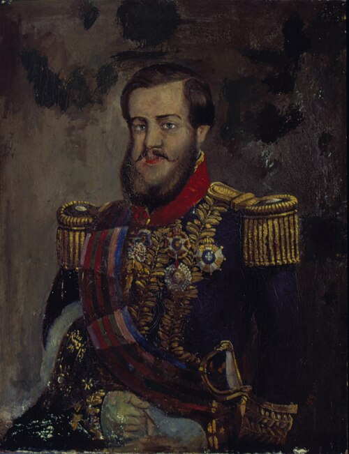 Portrait of Dom Pedro II, 1843, 1896, 