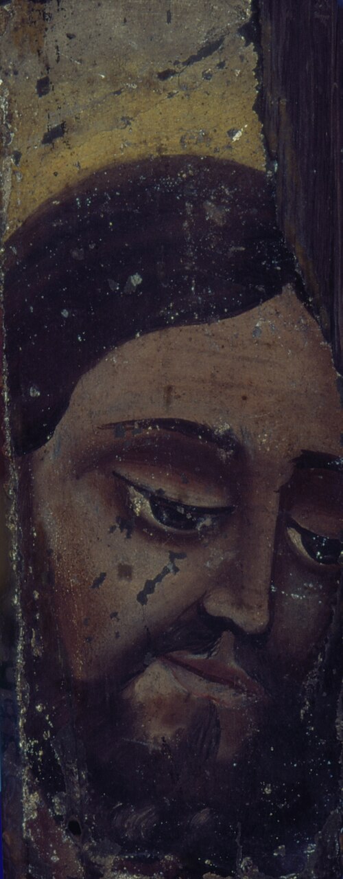 Retrato de Jesus (Fragmento do Teto da Antiga Igreja de São Pedro), 1800, 