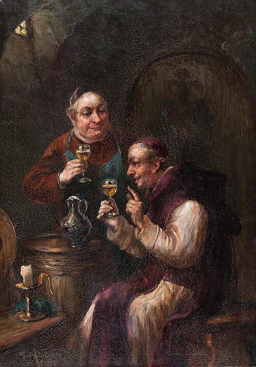 Two monks, 1850, 