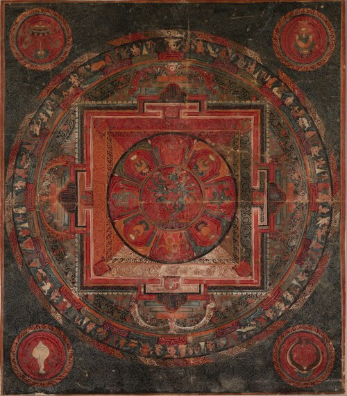 Mandala of Chakrasamvara and Vajravarahi, 1474, 