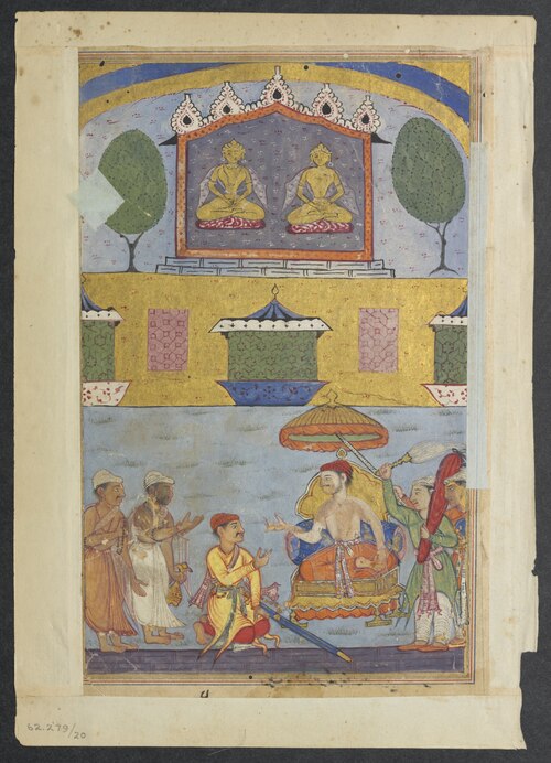 The goldsmith and the carpenter inform the king of a dream in which the golden images plan to desert, 1560, 