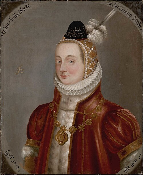 Portrait of Sophie of Mecklenburg-Güstrow, 1500, 