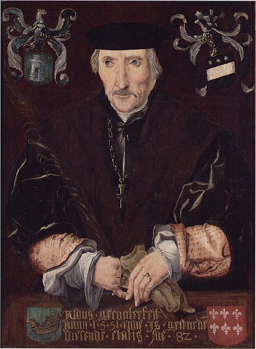 Portrait of Jacob Adriaensz. Domburgh, 1551, 