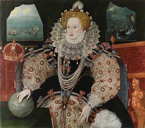 The Armada Portrait of Elizabeth I, 1588, 