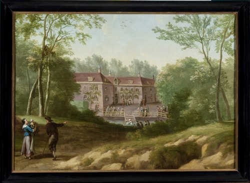 Dompeldoop bij de collegianten te Rijnsburg, 1750, 