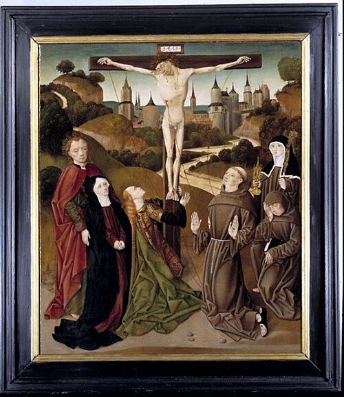 Kruisdood van Christus met de stigmatisatie van Franciscus, 1494, 