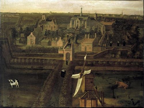 View of Abbey Leeuwenhorst near Noordwijk, 1700, 