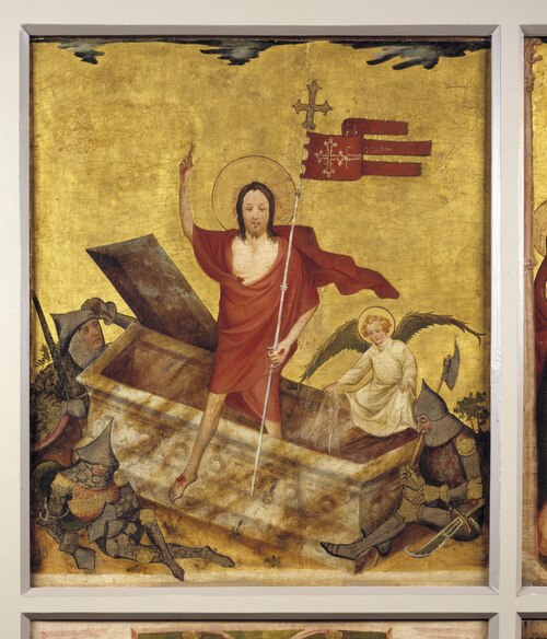 Middelrijns altaar, opstanding van Christus, 1409, 