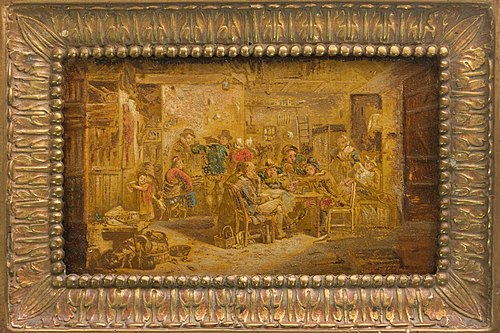 (Cena aldeã de interior), 1701, 