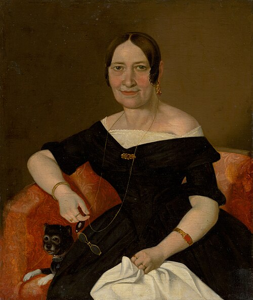 Dáma v kresle, 1825, 