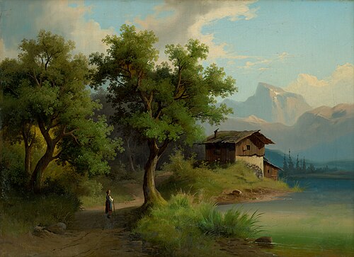 Alpská krajina, 1825, 
