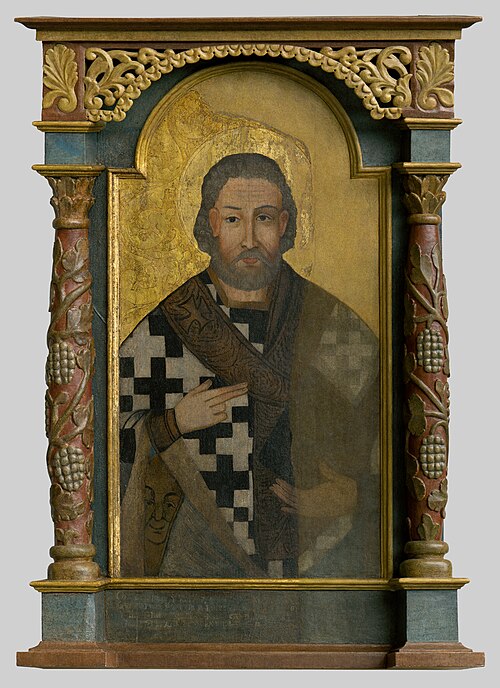 Ikona - obraz sv. Nikolaja, 1775, 