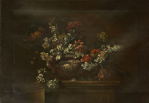 Still Life with a Vase of Flowers, 1674, 