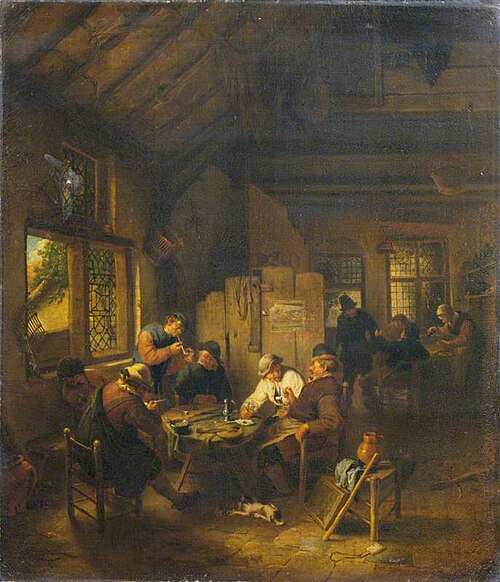 Boors Carousing, 1665, 