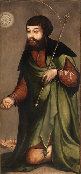 O Infante D. Duarte como Santo Eduardo de Inglaterra, 1600, 