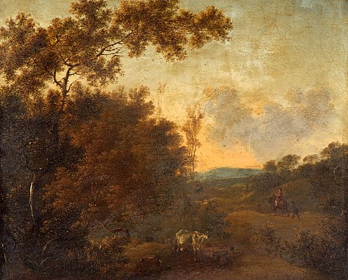 A Woody Landscape with Cattle, 1650, 