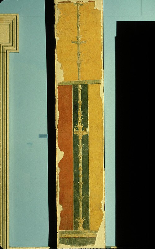 Section of a Wall Painting, , 