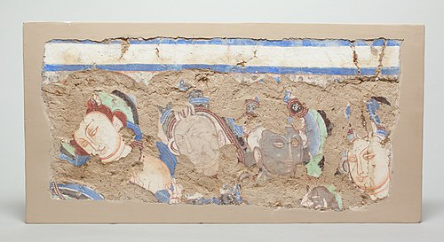 Four Heads of Buddhist Divinities, , 