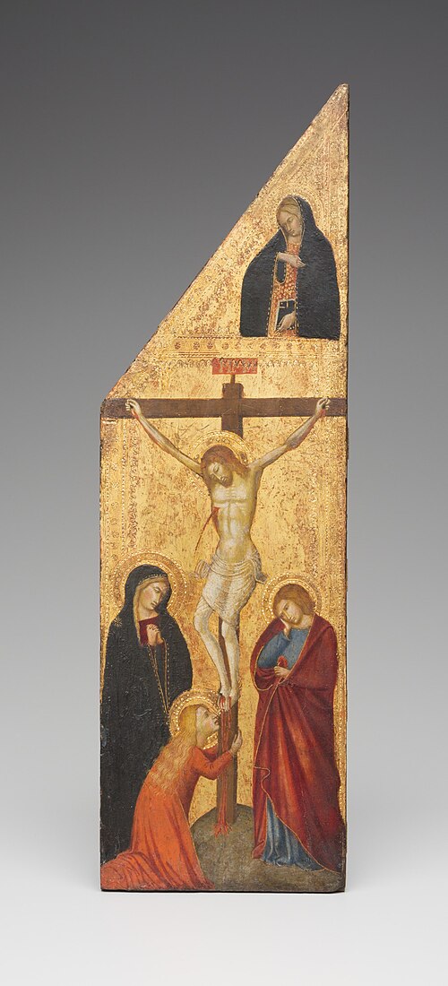 Crucifixion and the Virgin Annunciate, , 
