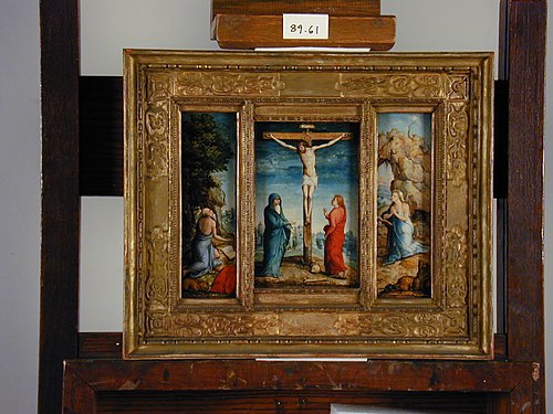Crucifixion, St. Jerome, St. Mary Magdalene, 1550, 
