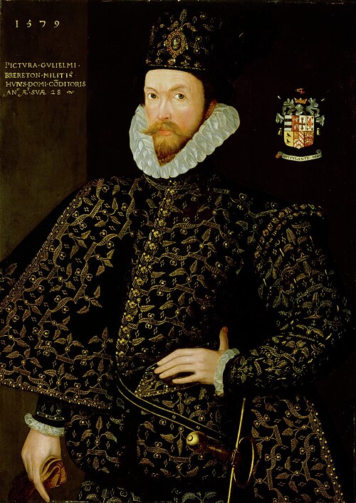 Sir William Brereton, 1579, 1579, 