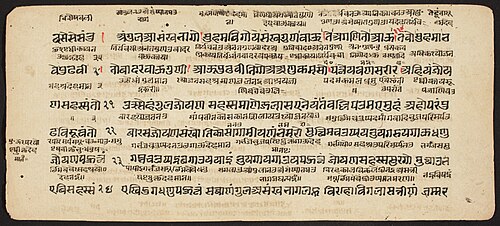 Tantric Manuscript "Sangrahani Sutra", , 