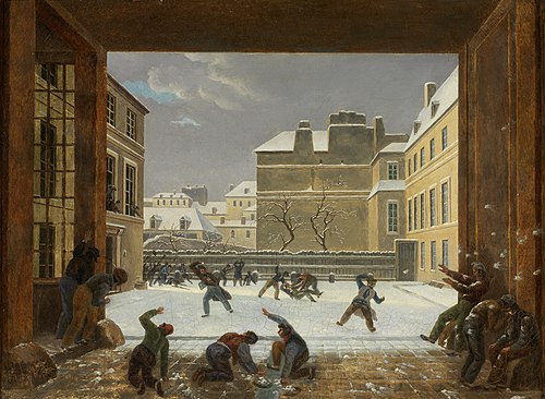 Snowball Fight, 1830, 