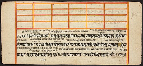 Tantric Manuscript "Sangrahani Sutra", , 