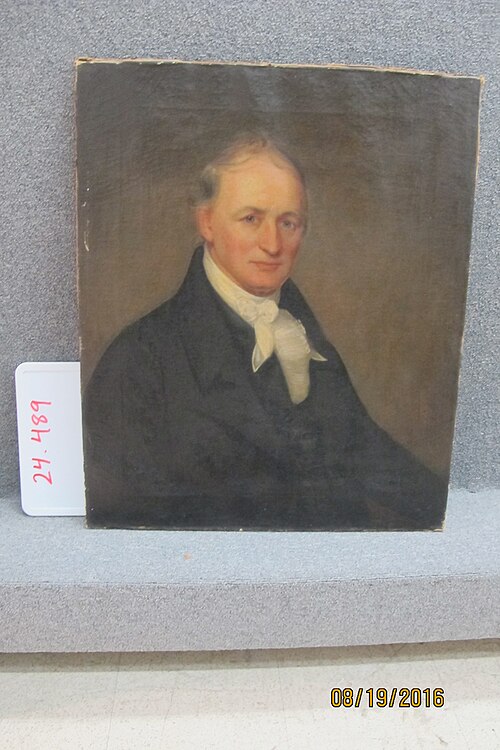 Portrait of Ezekiel Burr, 1830, 