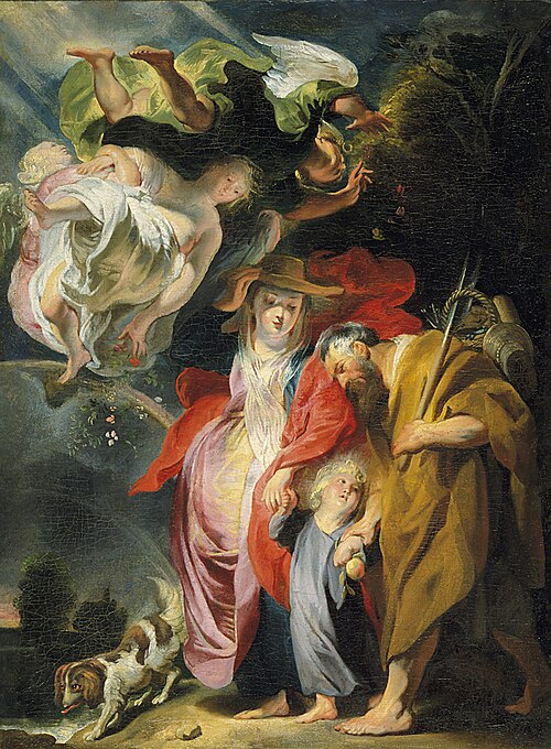 Return of the Holy Family from Egypt, 1615, 