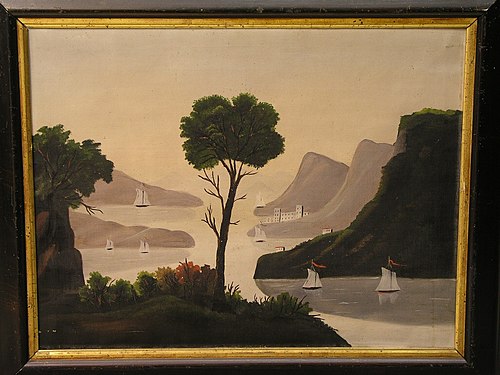 Hudson River Landscape, 1840, 