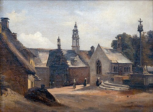 Daoulas, la chapelle Sainte Anne, 1845, 