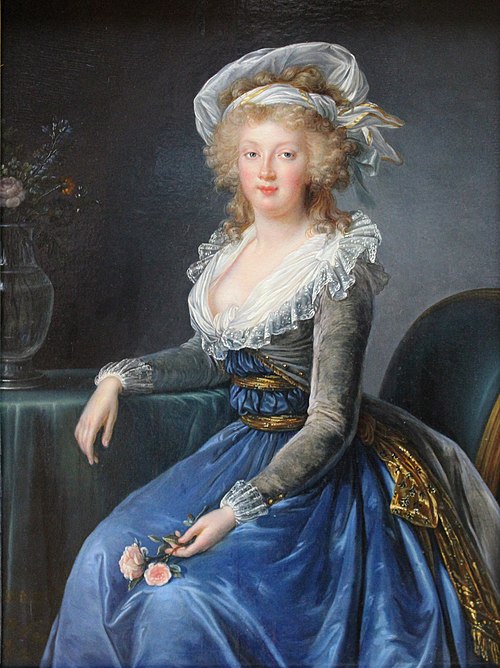 Portrait de Marie-Thérèse, princesse des Deux-Siciles, impératrice d'Allemagne, 1790, 