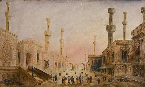 eastern square or palace, 1890, 