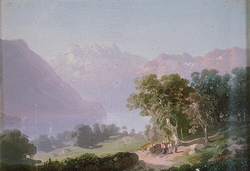 Mountain landscape II, 1890, 