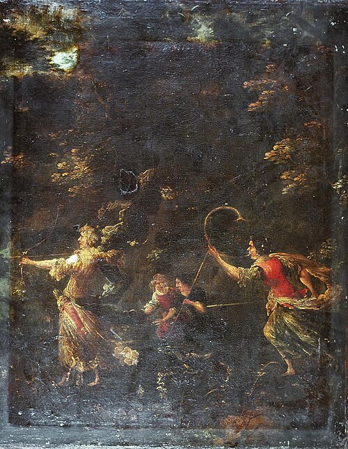 Mythical hunting scene, 1600, 