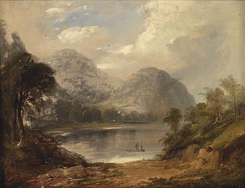 North Wales Landscape, Llanberis, 1850, 