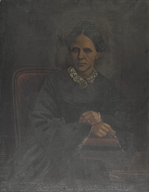 Portrait of an unknown lady, 1880, 