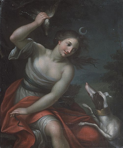 Diana and her hound, 1720, 